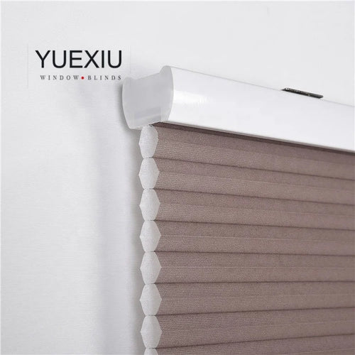 Cordless Plisse Honeycomb Shades Curtain Blackout Blinds Top Down