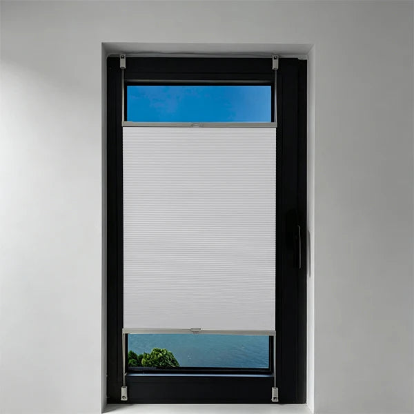 No-Drill Non-Woven Honeycomb Blackout Blinds, Washable, Outside Mount