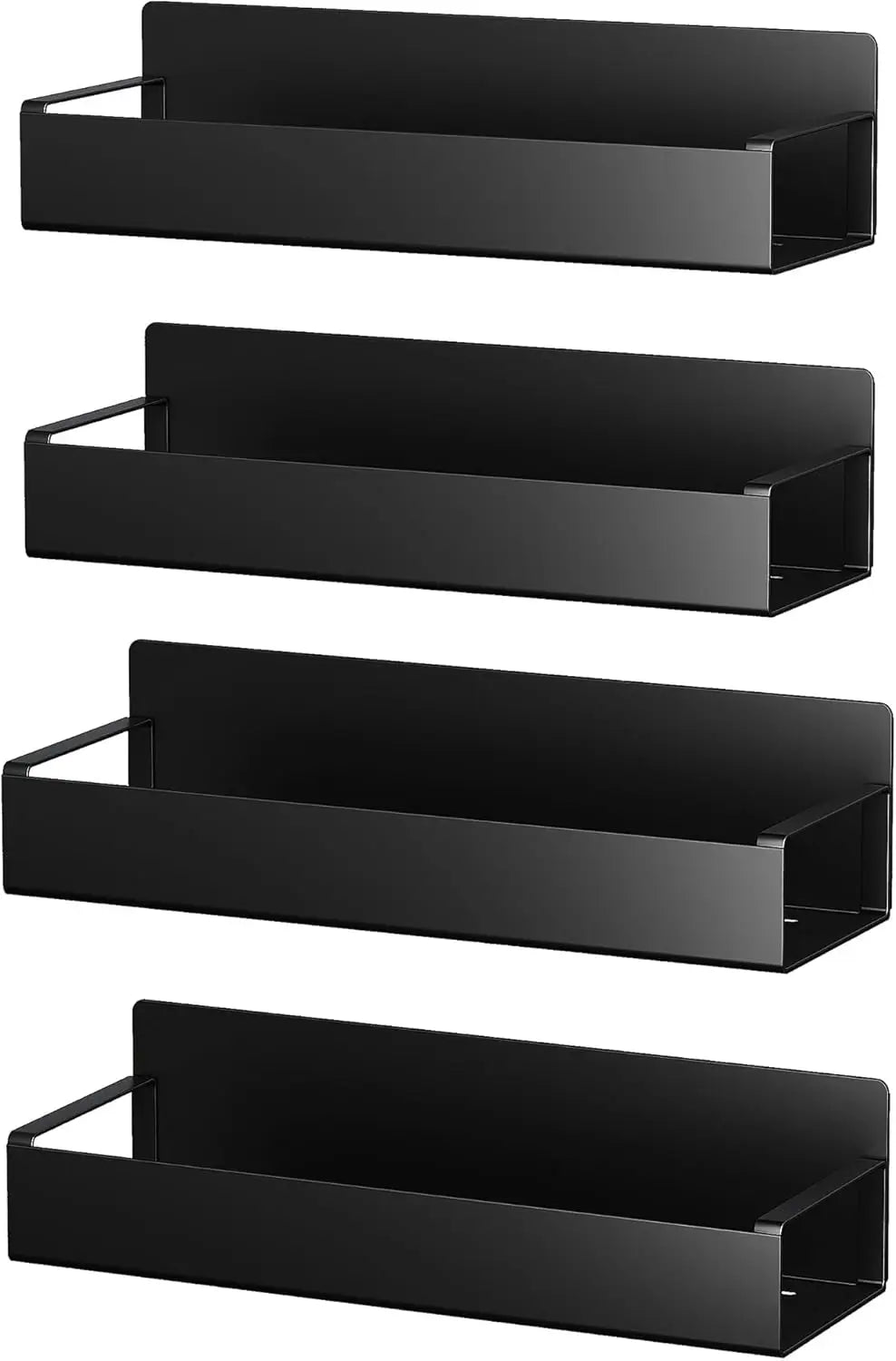 3-Tier Movable Magnetic Iron Spice Racks for Fridge, 6-Pack - image 2