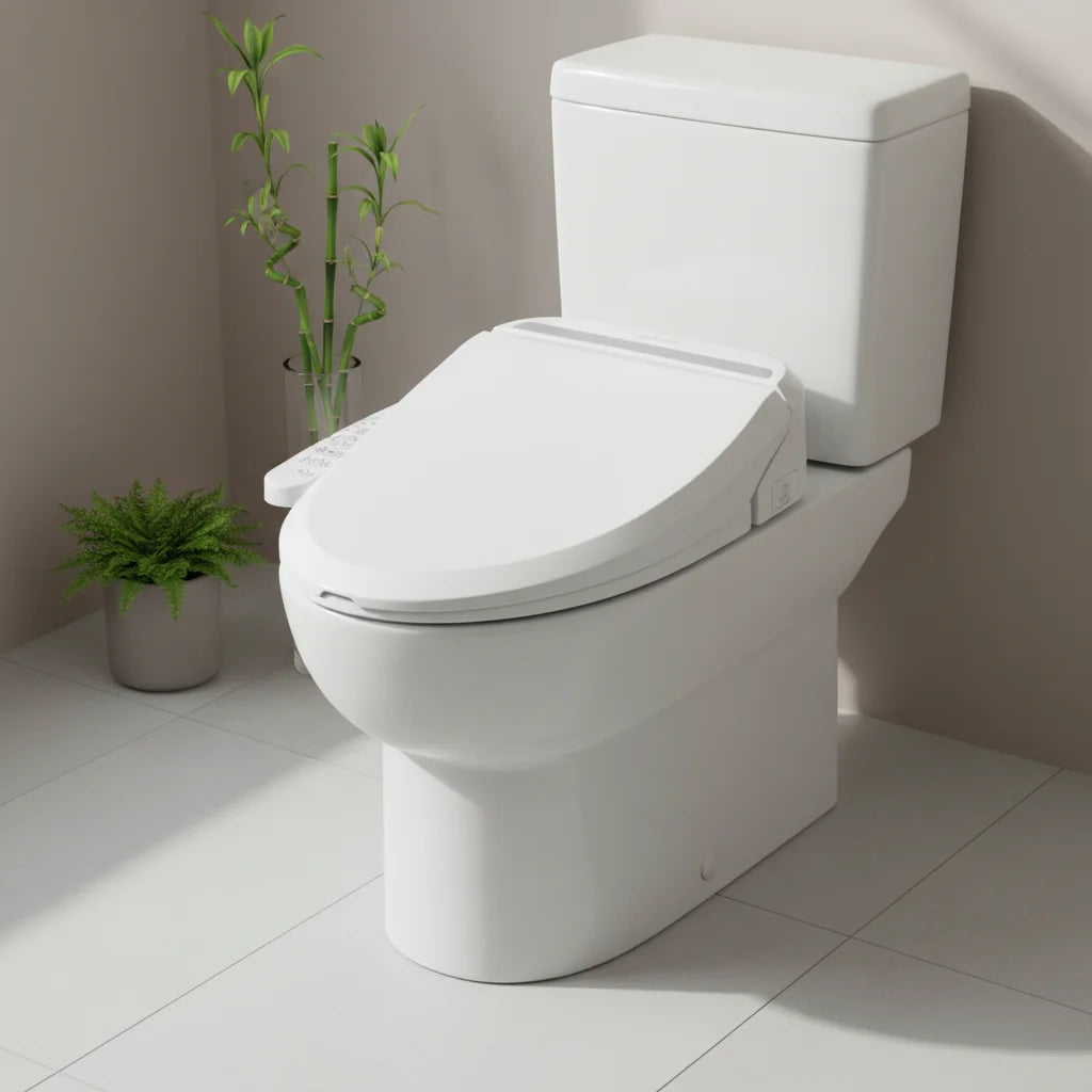 Electric Bidet Seat for Elongated Toilets, Instant Heating, Remote - image 6