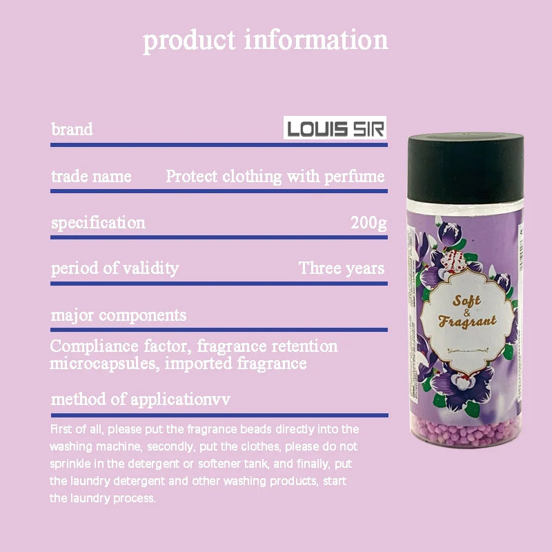Phthalate-Free Laundry Fragrance Gel Beads, 220 g