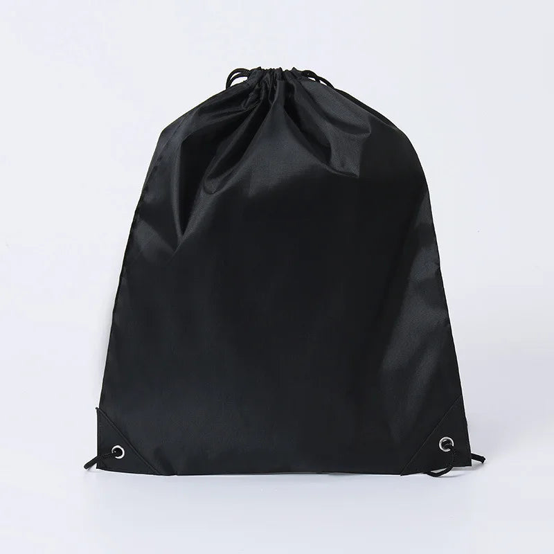 210D Polyester Drawstring Backpack for Running Shoes and Gym Gear