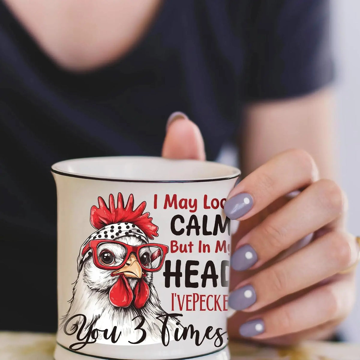 18 Sheets 3.9x3.6inch Funny Chicken Rub-On Transfers Colorful Rooster Vase Cup Wrap
