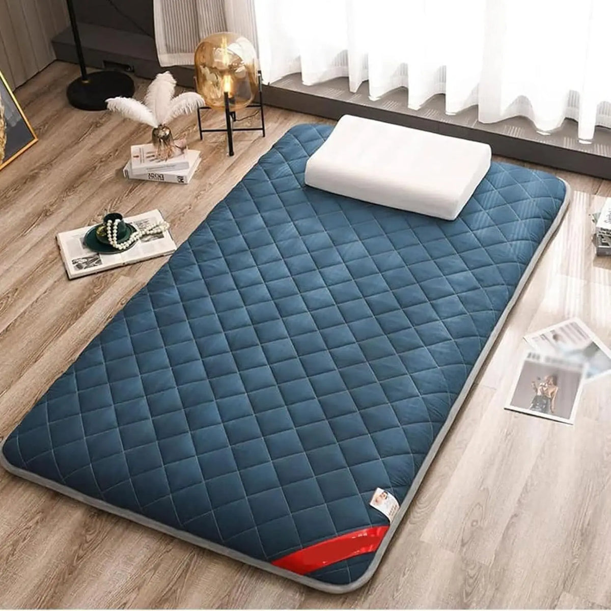Foldable Floor Futon Sleeping Mat, Polyester, 90 to 180 cm Wide - image 4