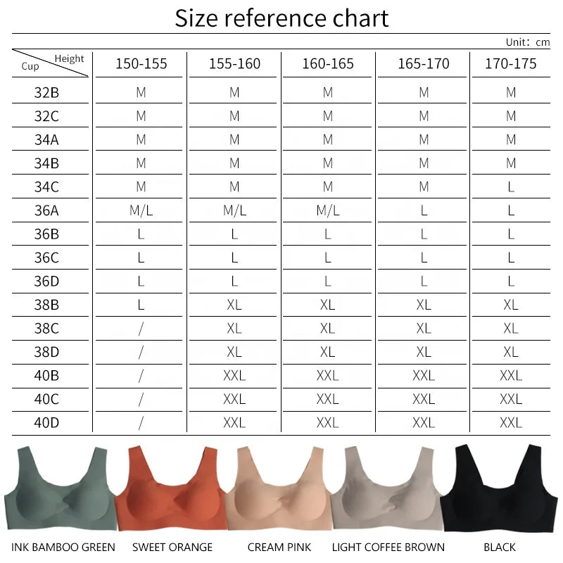 Full-Cup Wireless Jelly Bra with Wide Straps and Strappy Back, M–XXL - image 6
