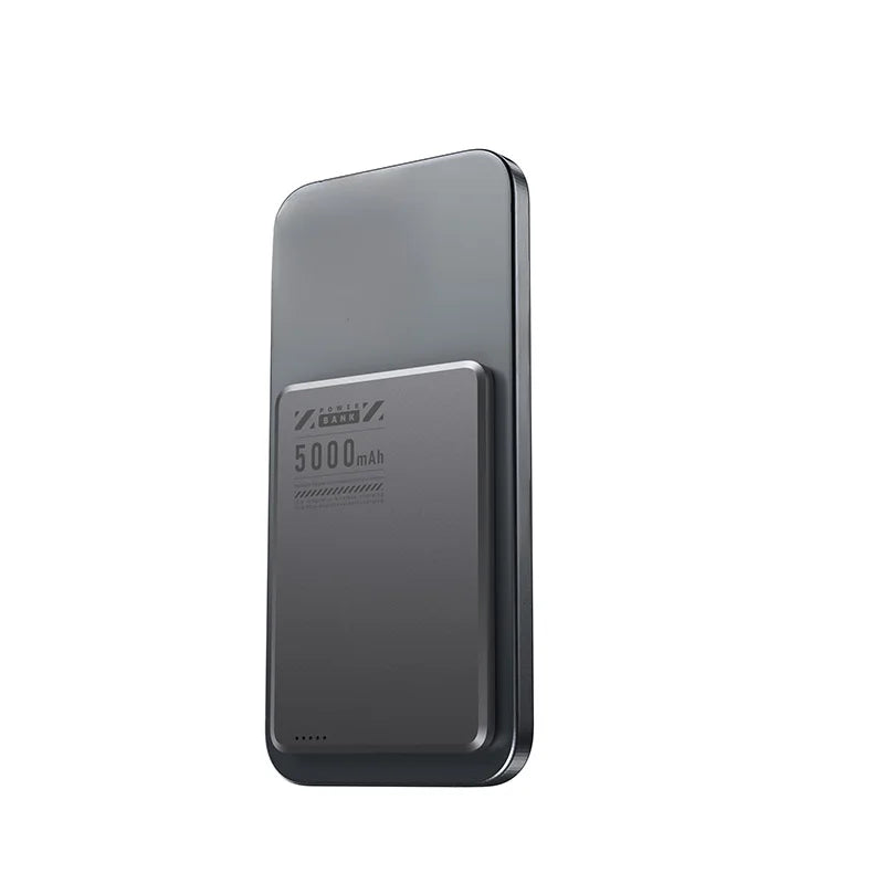 Slim Aluminum Magnetic Wireless Power Bank, 20,000mAh, 20W PD