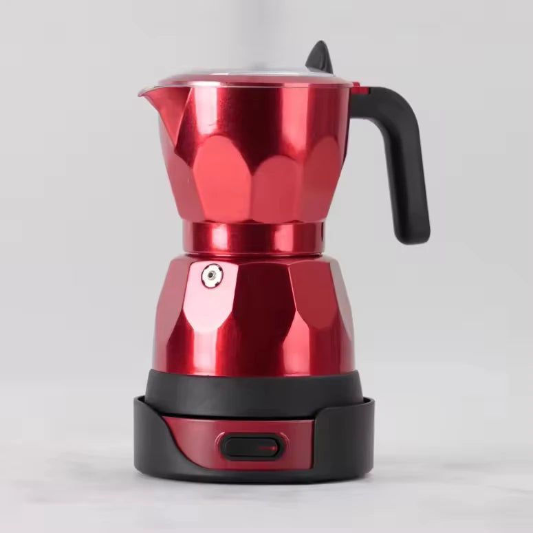 Stovetop Espresso Maker 6cup Aluminum Moka Pot Classic Italian Coffee Brewer for Home