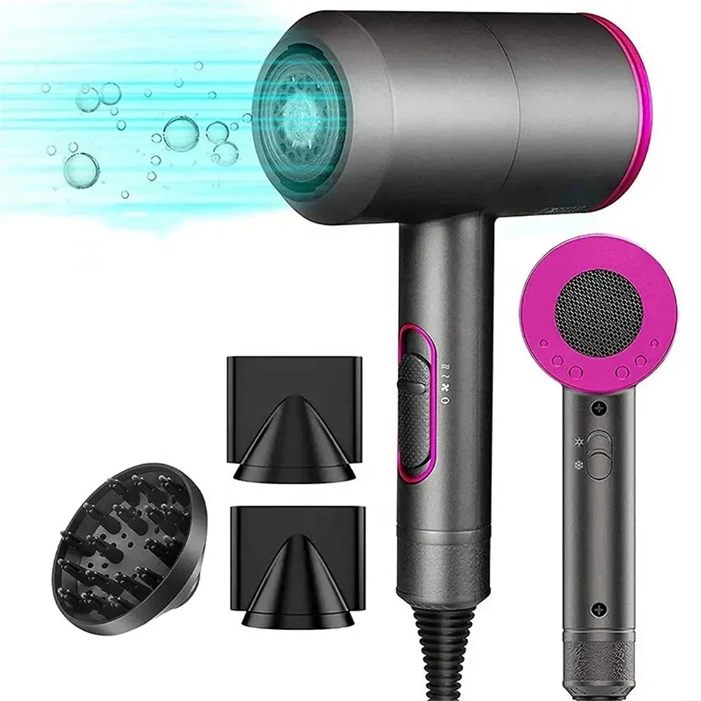 Professional Ionic Hair Dryer Salon 2000W Powerful Lightweight Travel Hotel Universal