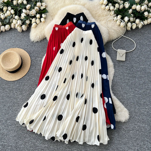 Draped Straight Skirt Women Vintage Skirts for Girls Retro Skirt Clothes Women