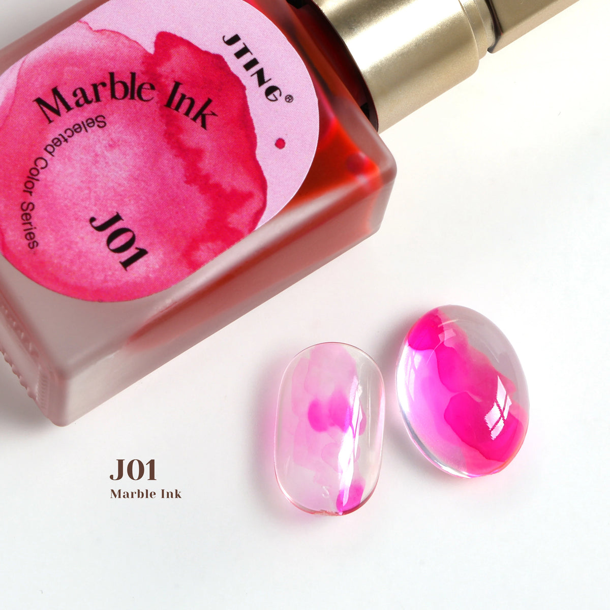 Alcohol-Ink Style Marble Blooming UV Gel, 15 ml, 12 Colors