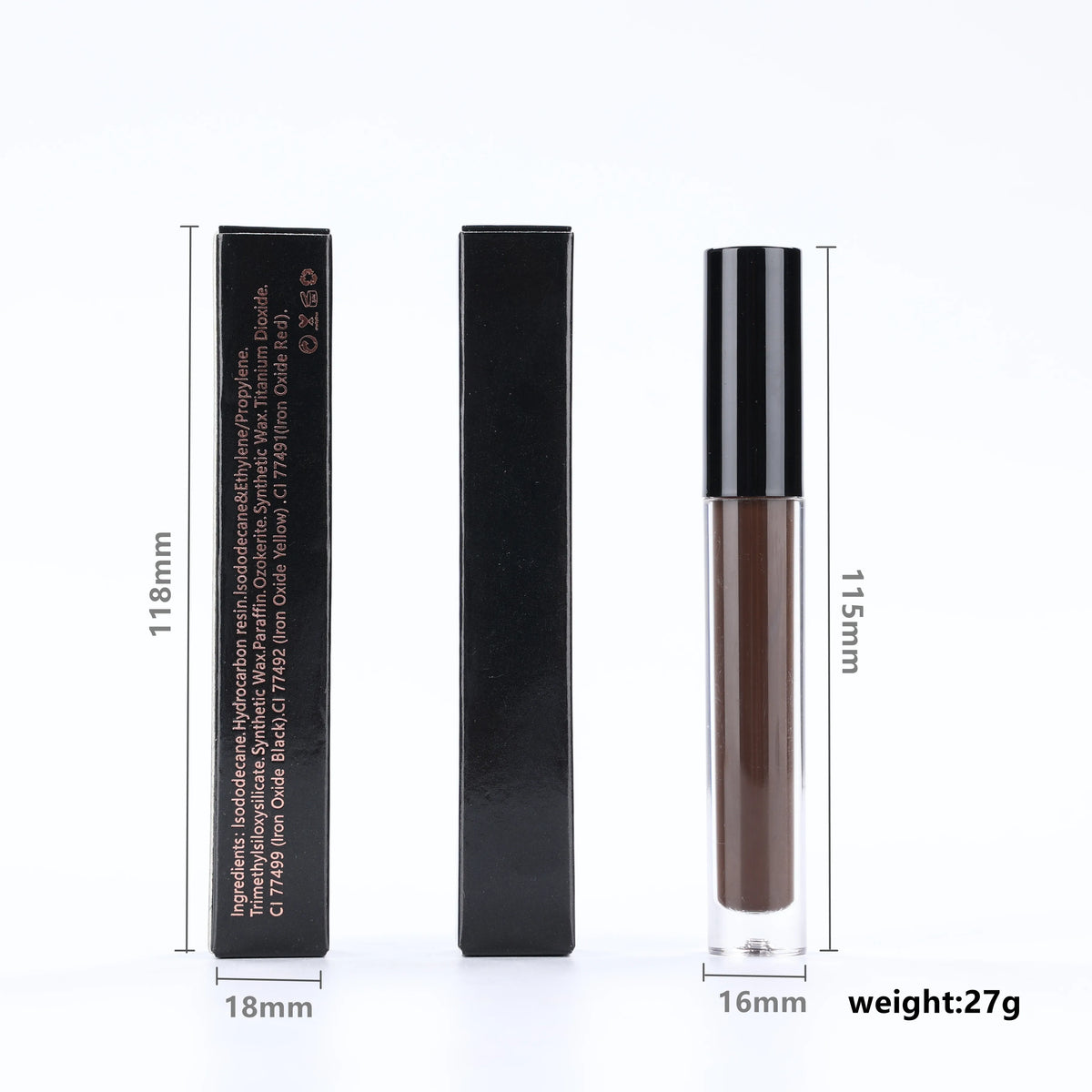 Vegan Clear Tint Eyebrow Glue Gel, Waterproof Brow Enhancer - image 6