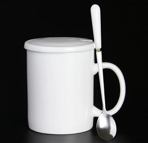 Ceramic Coffee Cup Set with Towel Spoon for Weddings Birthdays Graduations Women's Gift