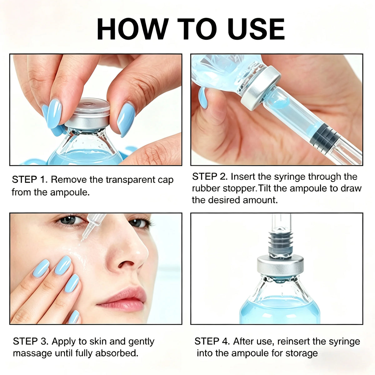 Silk Peptide Face Ampoule, 30 ml, PDRN, GHK-Cu or Collagen - image 6