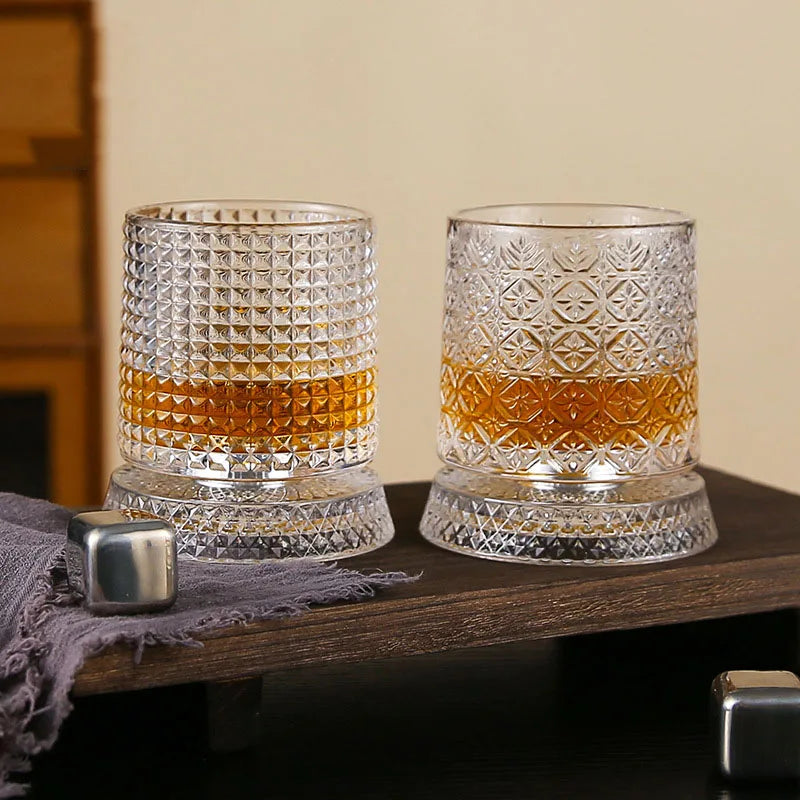 Rotatable Textured Whiskey and Wine Glass in Gift Box, 260 ml - image 5
