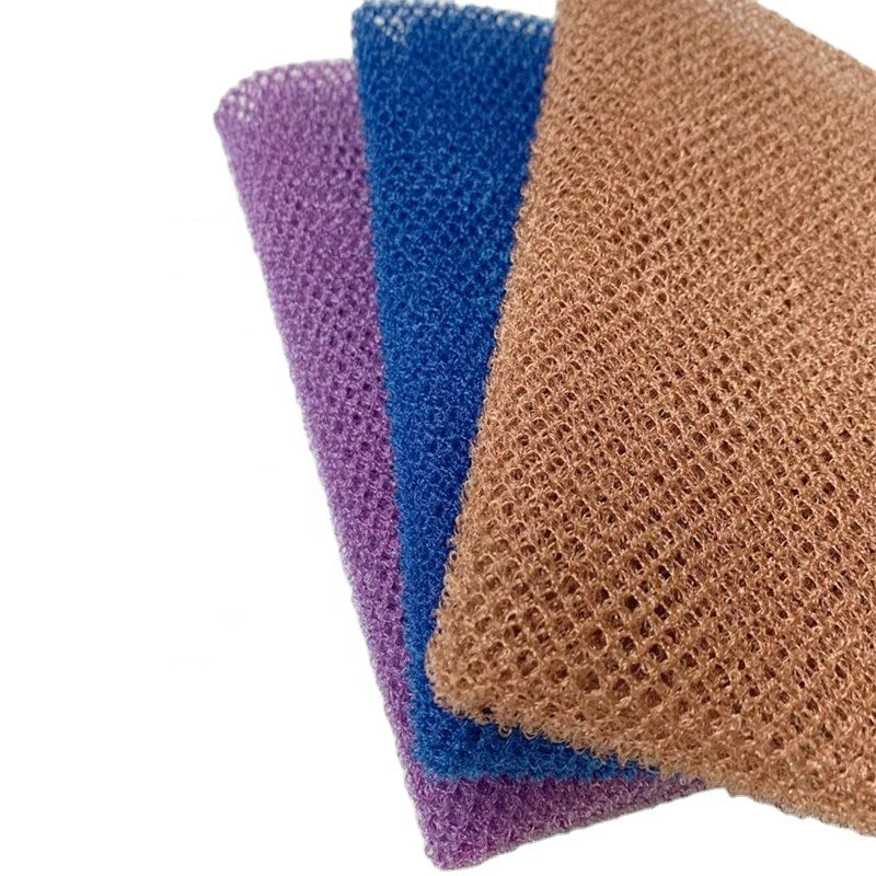 PA6 Nylon Exfoliating Washcloth and Back Scrubber Net, 30 x 80 cm - image 6