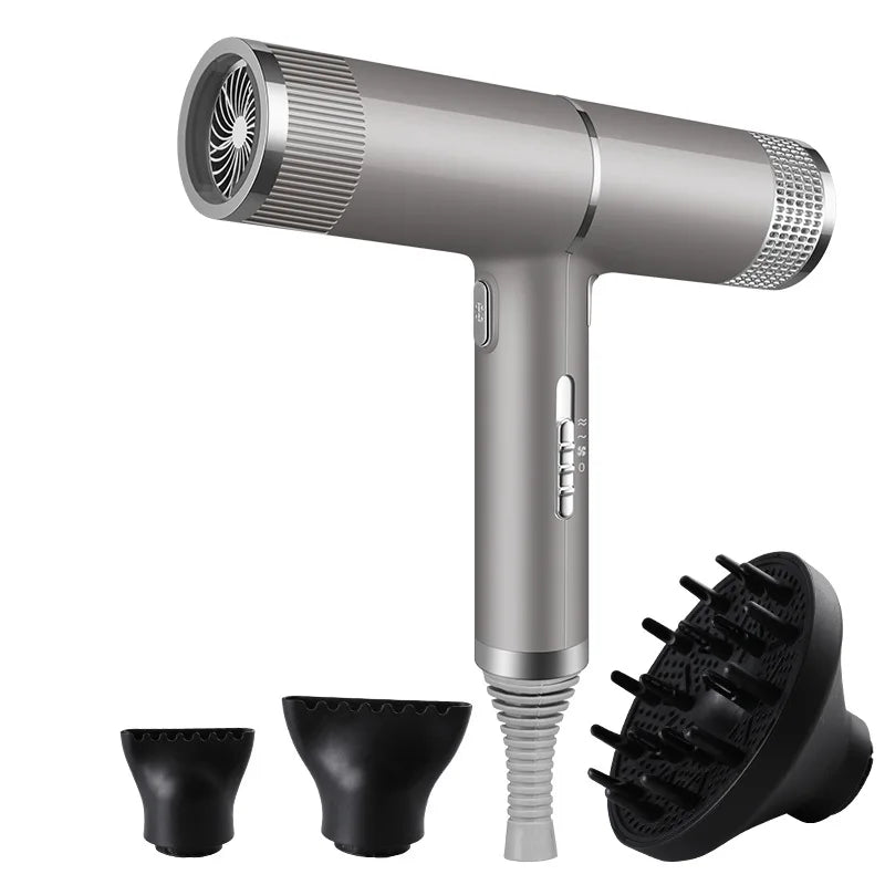 1000W Hair Dryer Set with Concentrator and Diffuser Nozzles, 2 m Cord - image 3