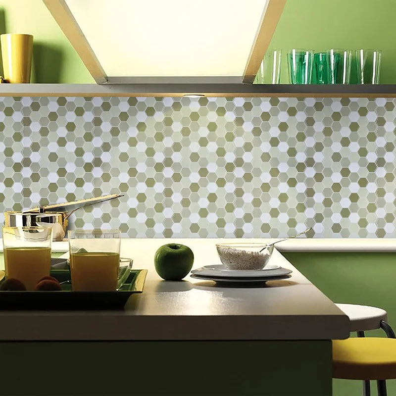 Waterproof Peel Stick 3D Self-Adhesive Wallpaper Modern Design Style Bathroom Wall Tile