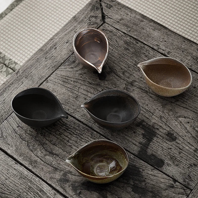 Handmade Stoneware Coffee and Matcha Cup, Japanese Style, 200 ml