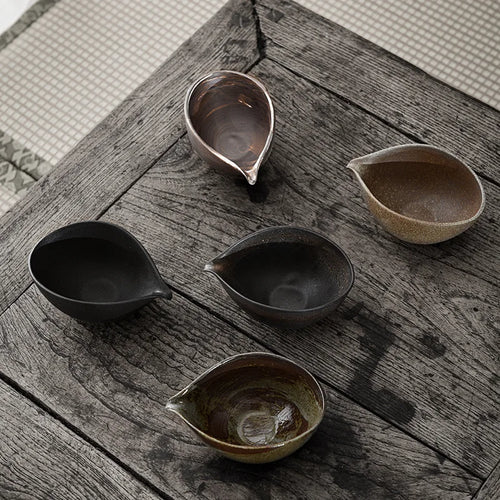 Yiye Qingzhou Retro Stoneware Coffee Bowl Japanese Handmade Male Cup Neat Ceramic Matcha