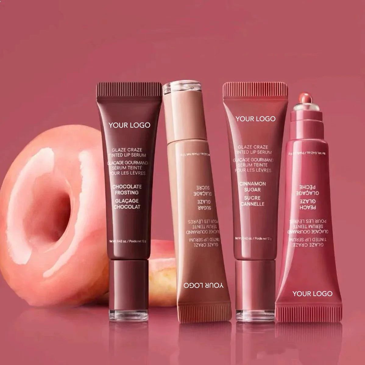 Glossy Vegan Peptide Lip Tint, High Pigment, Long-Lasting - image 4