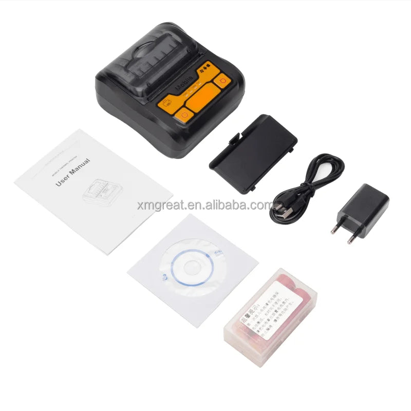Portable Barcode and Receipt Printer, Bluetooth and USB, 2000mAh - image 6