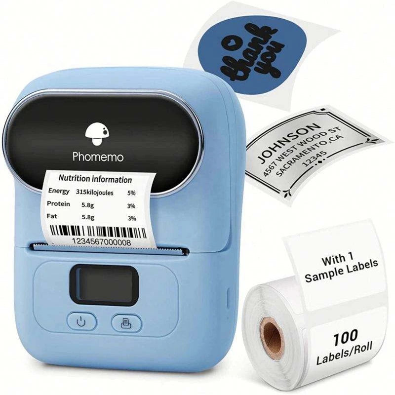 Bluetooth Thermal Barcode Label Maker for Small Business, 53 mm