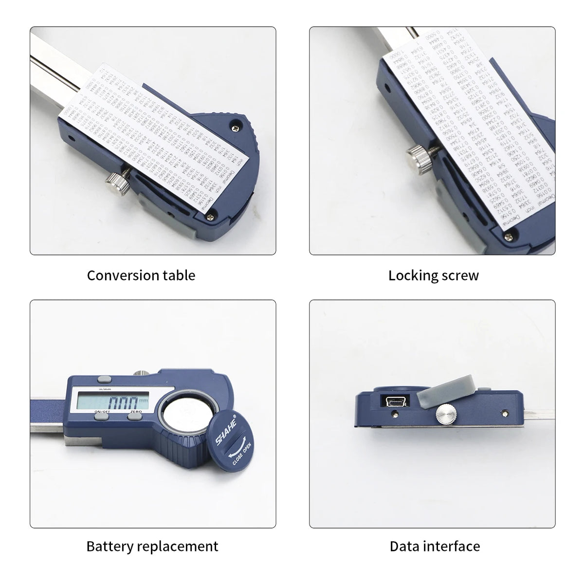 Stainless Steel Digital Depth Gauge, 0-25 or 0-50 mm, 0.01 mm - image 3