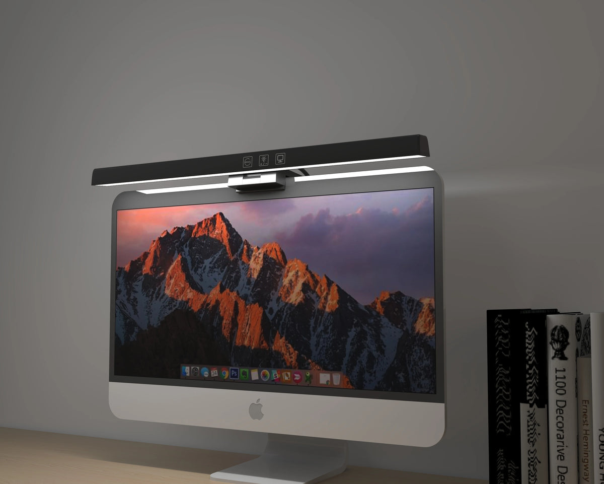 Clip-On Computer Reading Light Bar, USB-C, 3000K-6500K, 5W - image 4