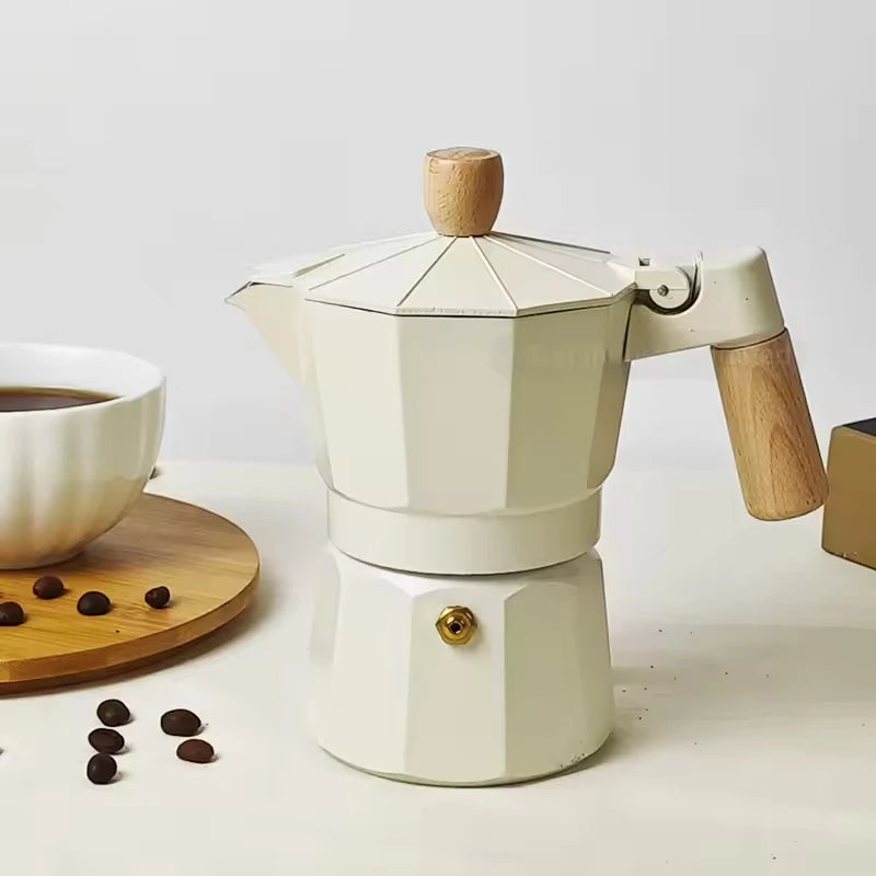 Classic Aluminum Stovetop Moka Pot, 150 ml or 300 ml - image 2