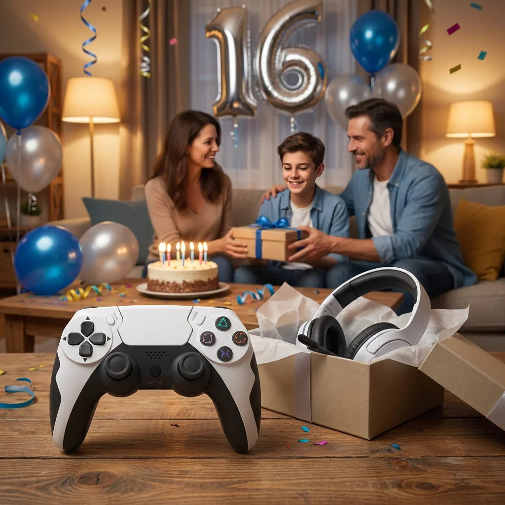 Source Game Controller for PS4 with Double Vibration Bluetooth Hall Effect Joystick