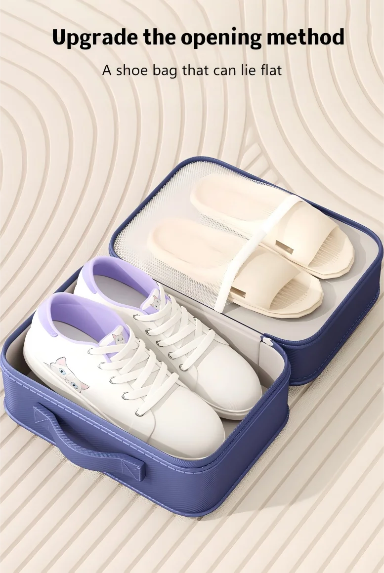 Extra-Large Waterproof Oxford Shoe Organizer Duffle with Zipper - image 3