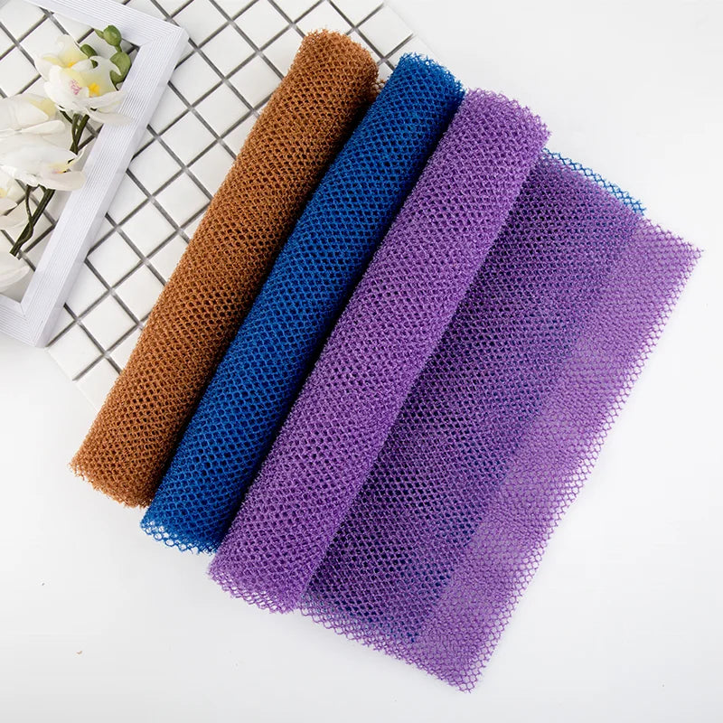 PA6 Nylon Exfoliating Washcloth and Back Scrubber Net, 30 x 80 cm - image 5