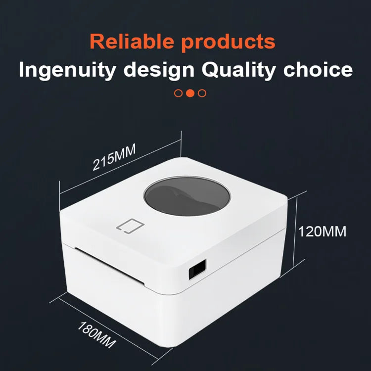 Direct Thermal Shipping Label Printer with WiFi, Bluetooth and USB - image 3