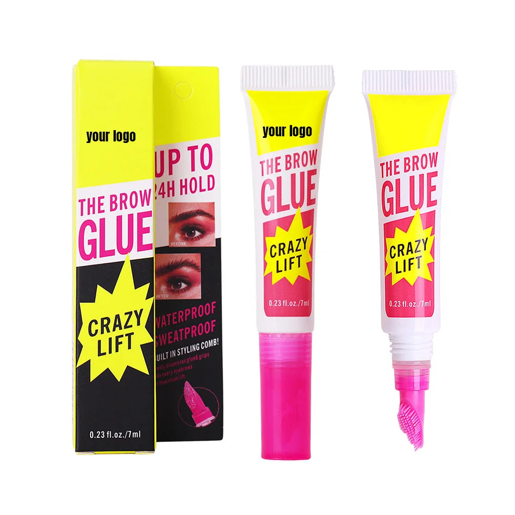 Brow Glue Makeup 7ml Natural Lengthening Waterproof Sweat-Resistant Long-Lasting Cosmetic
