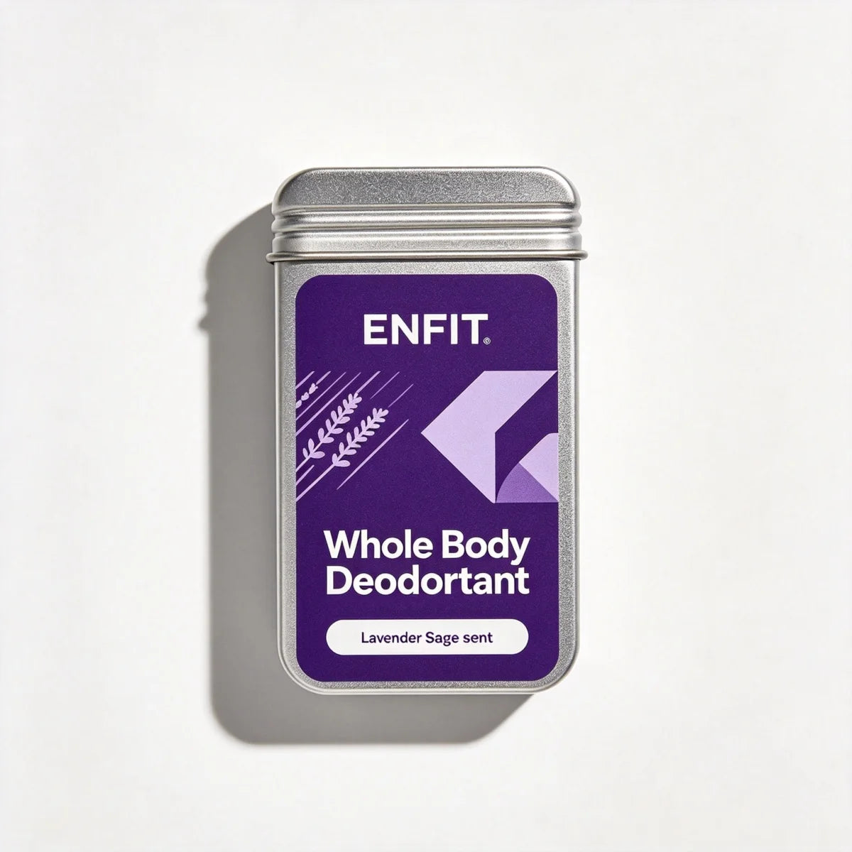 Whole Body Deodorant Balm Lavender Sage Scent 72 Hour Odor Control Aluminum Free Alcohol