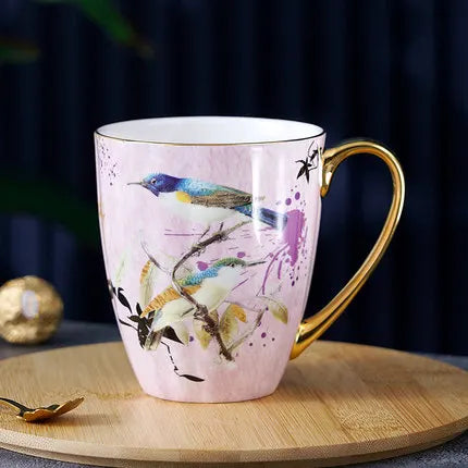 European-Style Bone China Mug for Coffee, Tea or Water, 400 ml - image 10