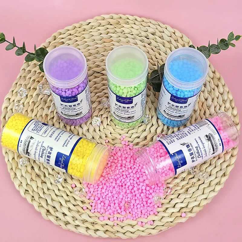 Floral Fabric Softener Fragrance Beads, 110 g Bottle - image 3