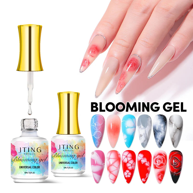 Nail Art Gradient Effect Universal Colors Clear Blooming Gel Polish Bottle Nail Gel Polish