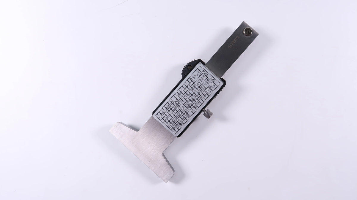 Stainless Steel Tread Depth and Brake Pad Thickness Gauge - image 2