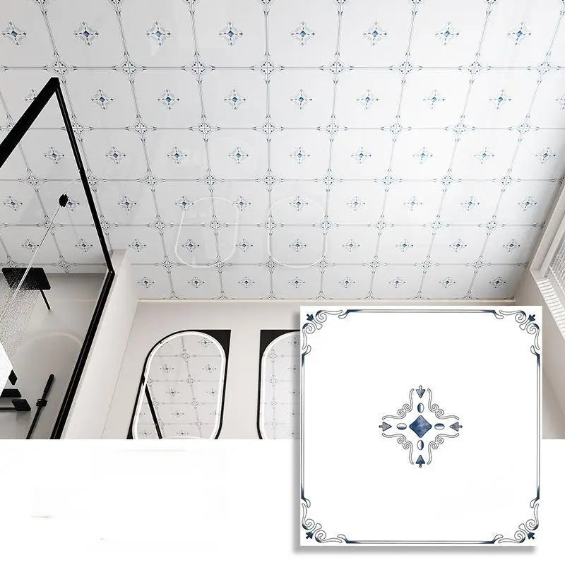 3D PVC Self-Adhesive Ceiling Panels, 60 x 60 cm Tiles, 2.5 mm Thick - image 8