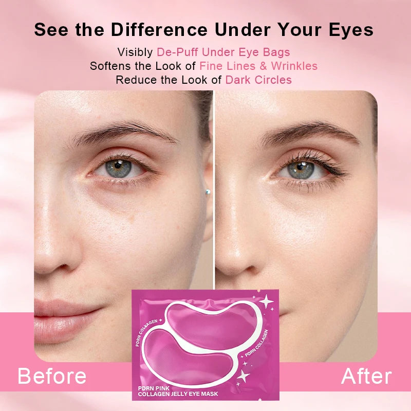 Premium Hydrating Under Eye Patches Reduce Dark Circles Under PDRN Eye Mask Professional