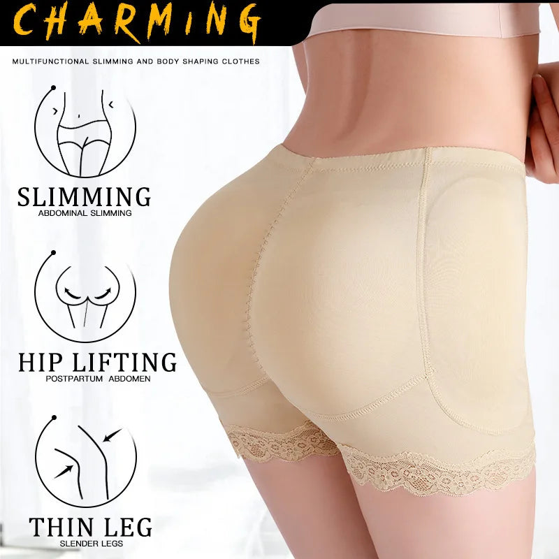 King Mcgreen Star High Waist Big Ass Panties Women Slimming Butt Lifter Padded Push Up