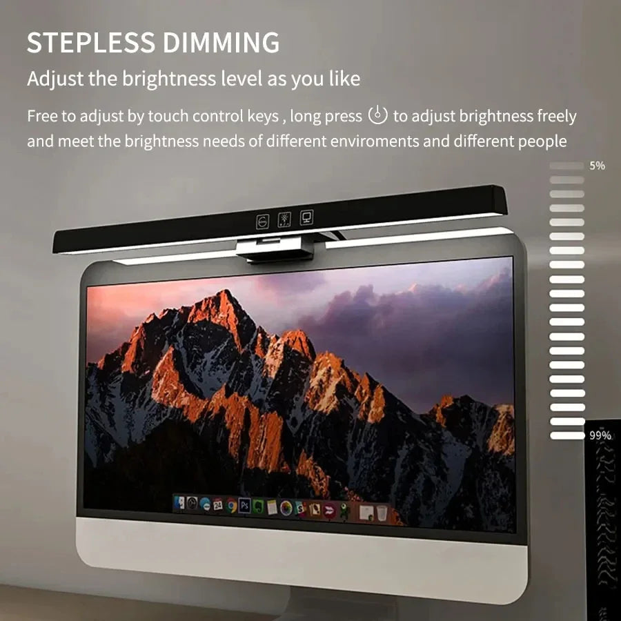 33cm 50cm Desk Lamp Monitor Screen Light Bar Hanging Table Lamp Bedroom Office Study