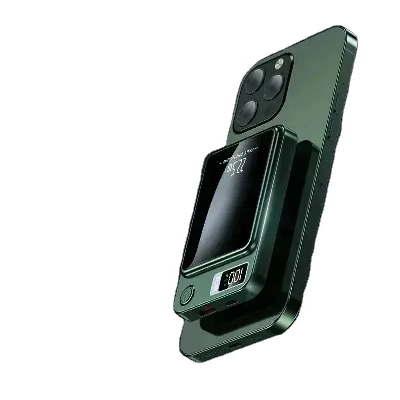 The Hottest Magnetic Power Bank Wireless Portable Charger Power Bank Multifunctional