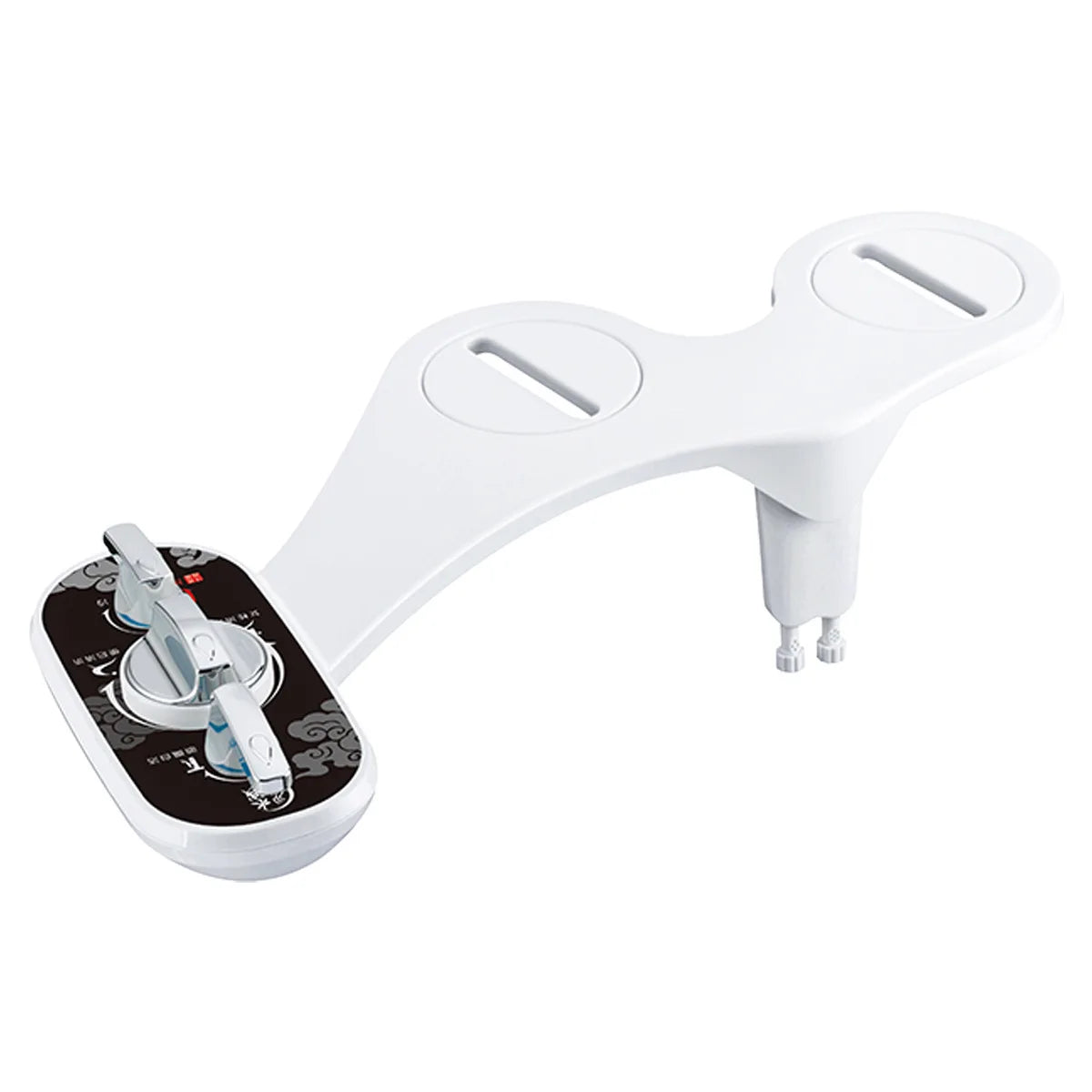 Non-Electric Bidet Attachment with Hot and Cold Water, Self-Cleaning