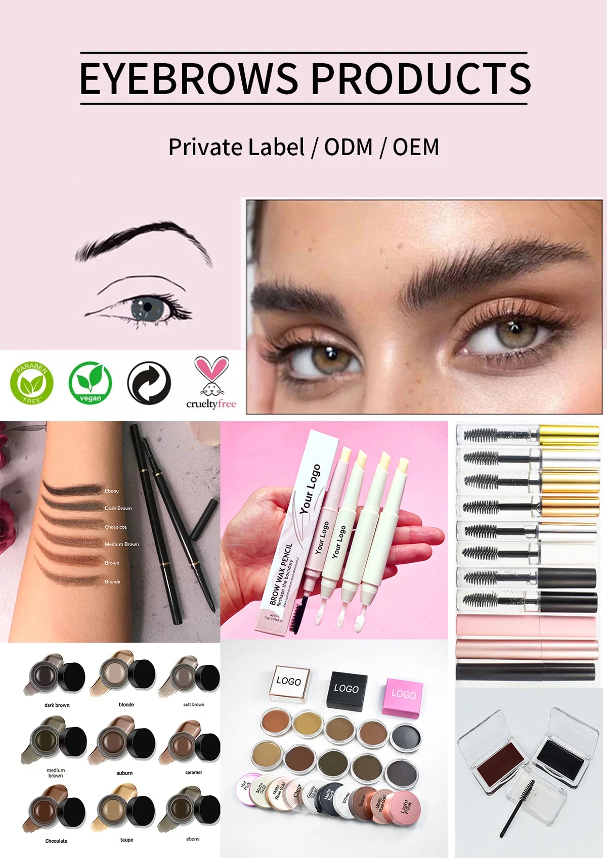 Fast-Drying Clear Eyebrow Sculpting Gel, Vegan and Waterproof - image 5
