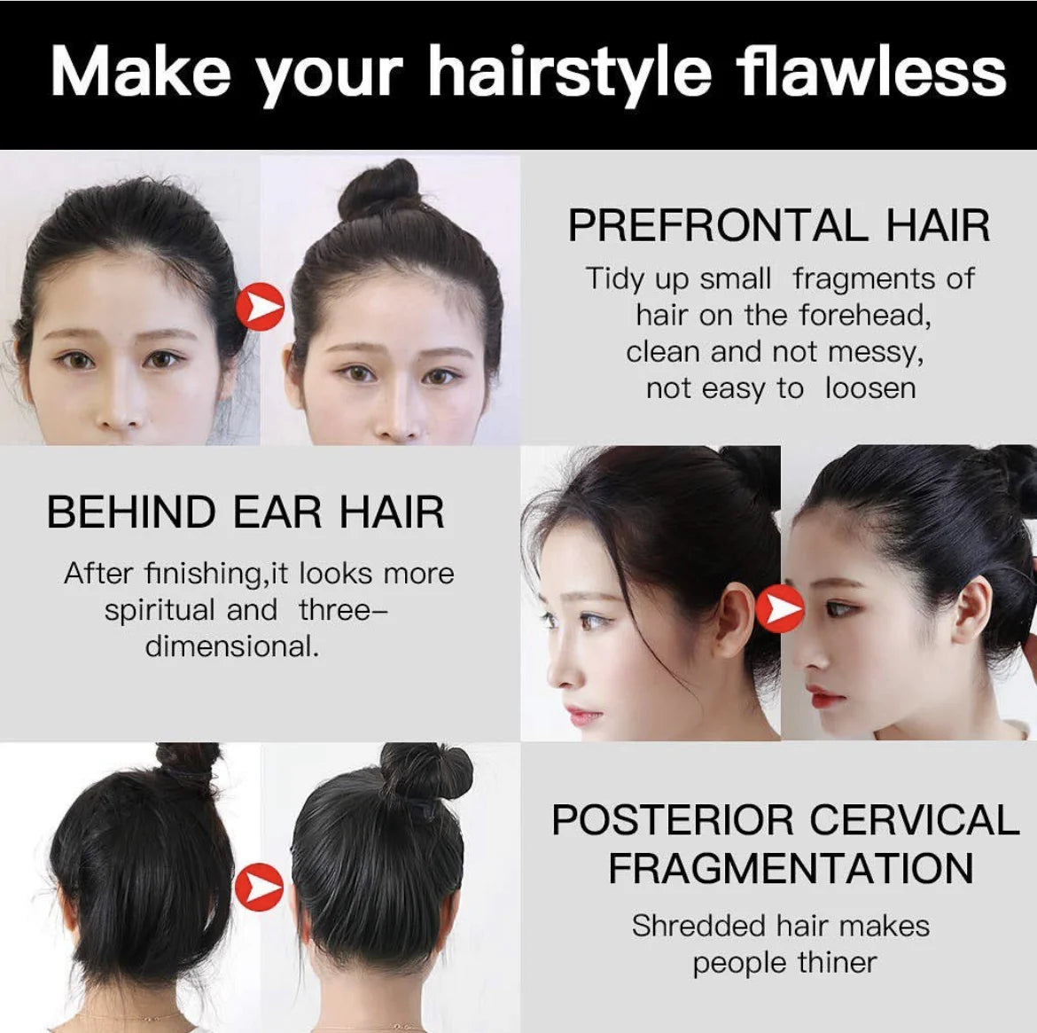 Organic Hair Tamer Slick Flayways Pink Tube Hair Wax Stick Cream for Frizzy Hair