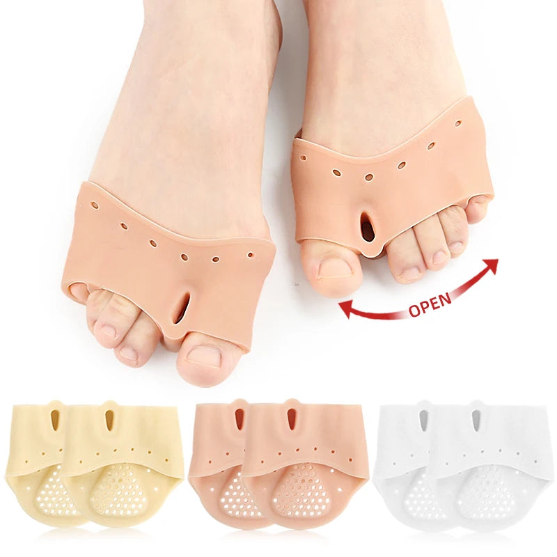 Gel Toe Separator with Metatarsal Pad, Soft Breathable Silicone - image 3