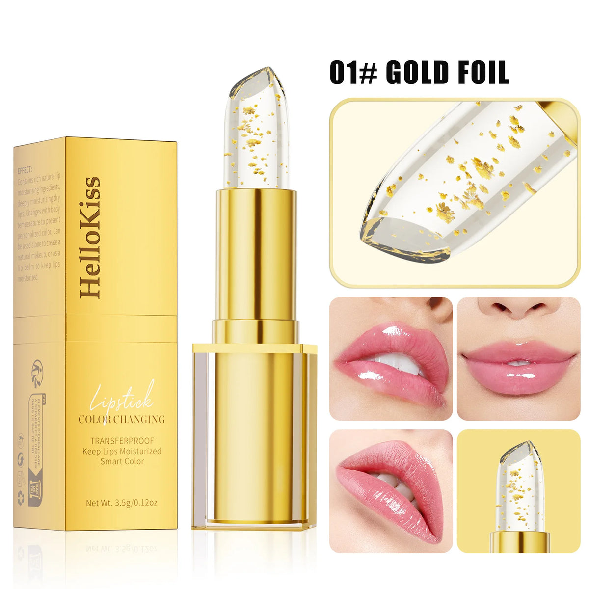 Fruity Tinted Peptide Lip Balm with Glossy Plump Look, 15 ml