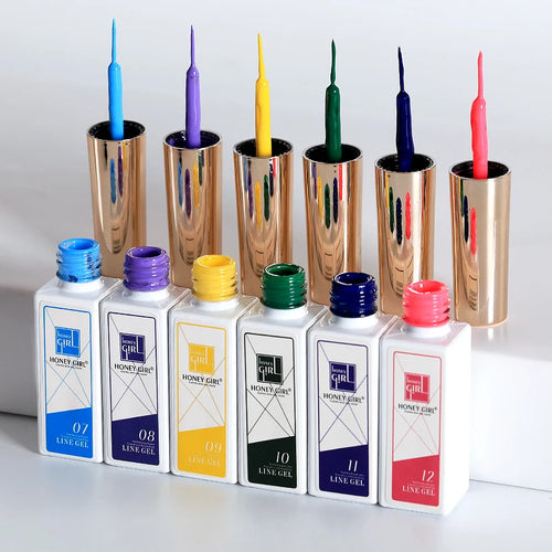8ml Drawing Spider UV Soak-off Blooming Gel Liner Nail Art Set Painting Gel Nail Polish